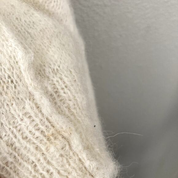 Free People Angelic Pullover Sweater - Ivory - Medium - Picture 8 of 8